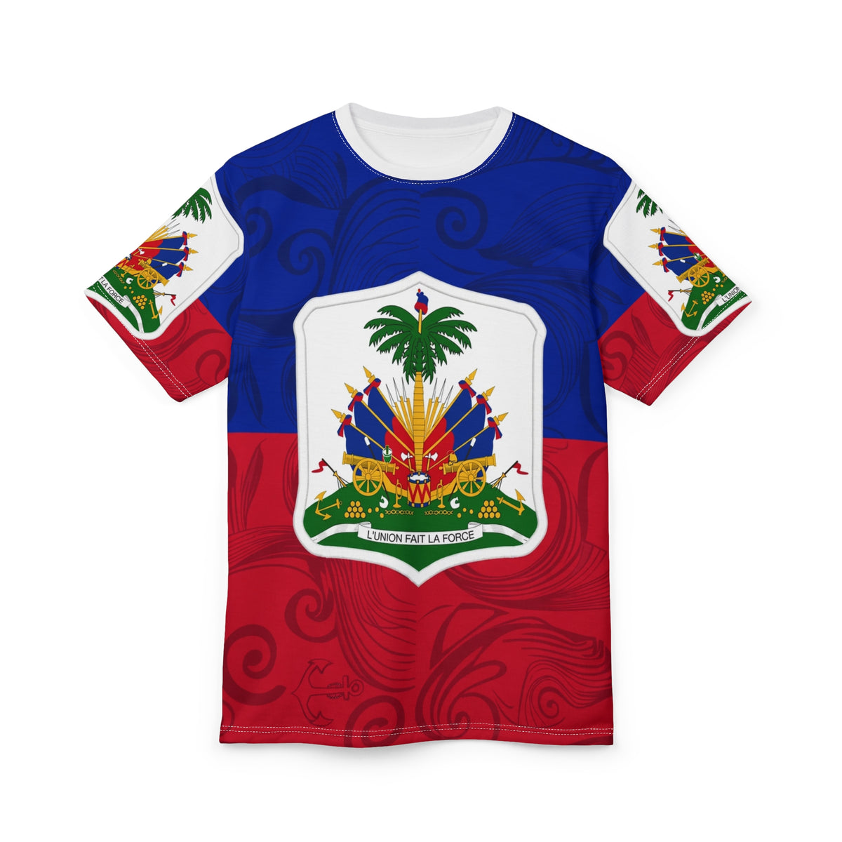 Haiti- ( Unisex Cut & Sew Tee (AOP)