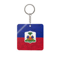 HAITI SQUARE KEYCHAIN