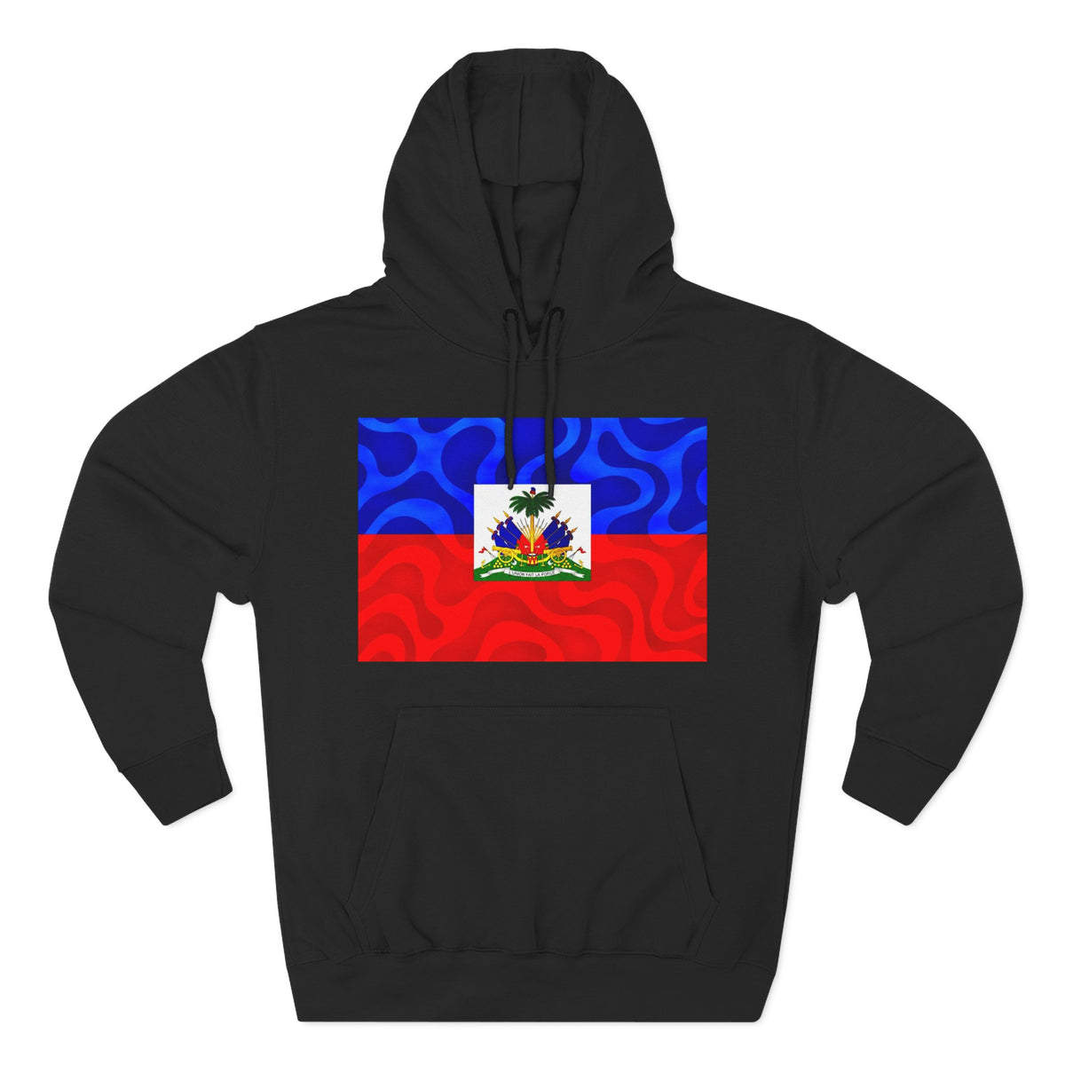 Three-Panel Fleece Hoodie