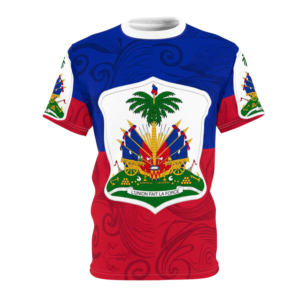 Haiti- ( Unisex Cut & Sew Tee (AOP)