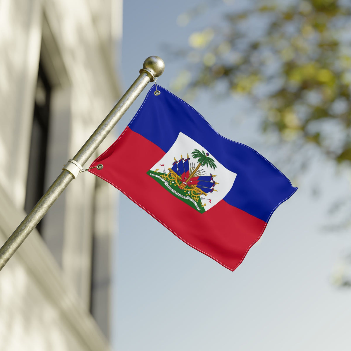 HAITI WALL FLAG