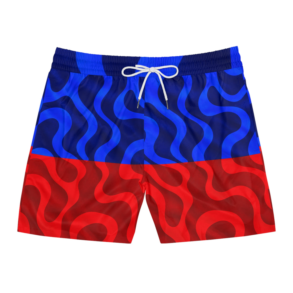 Haiti - Men's Mid-Length Swim Shorts