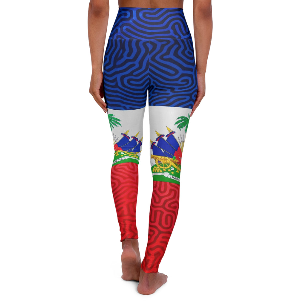 High Waisted Yoga Leggings (AOP)