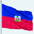 HAITI HAND FLAG